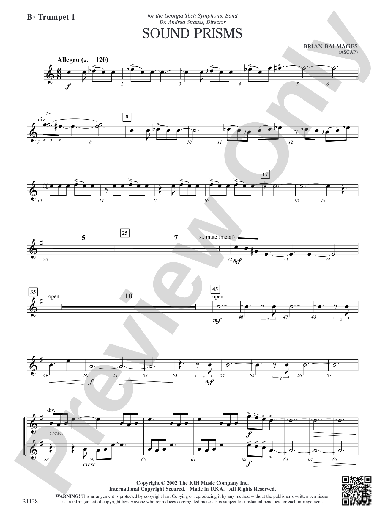 Sound Prisms: B-flat Trumpet 1