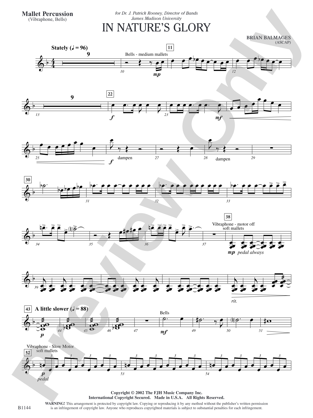 In Nature's Glory: Mallet Percussion