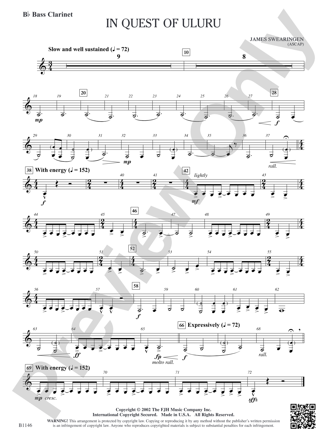 In Quest of Uluru: B-flat Bass Clarinet