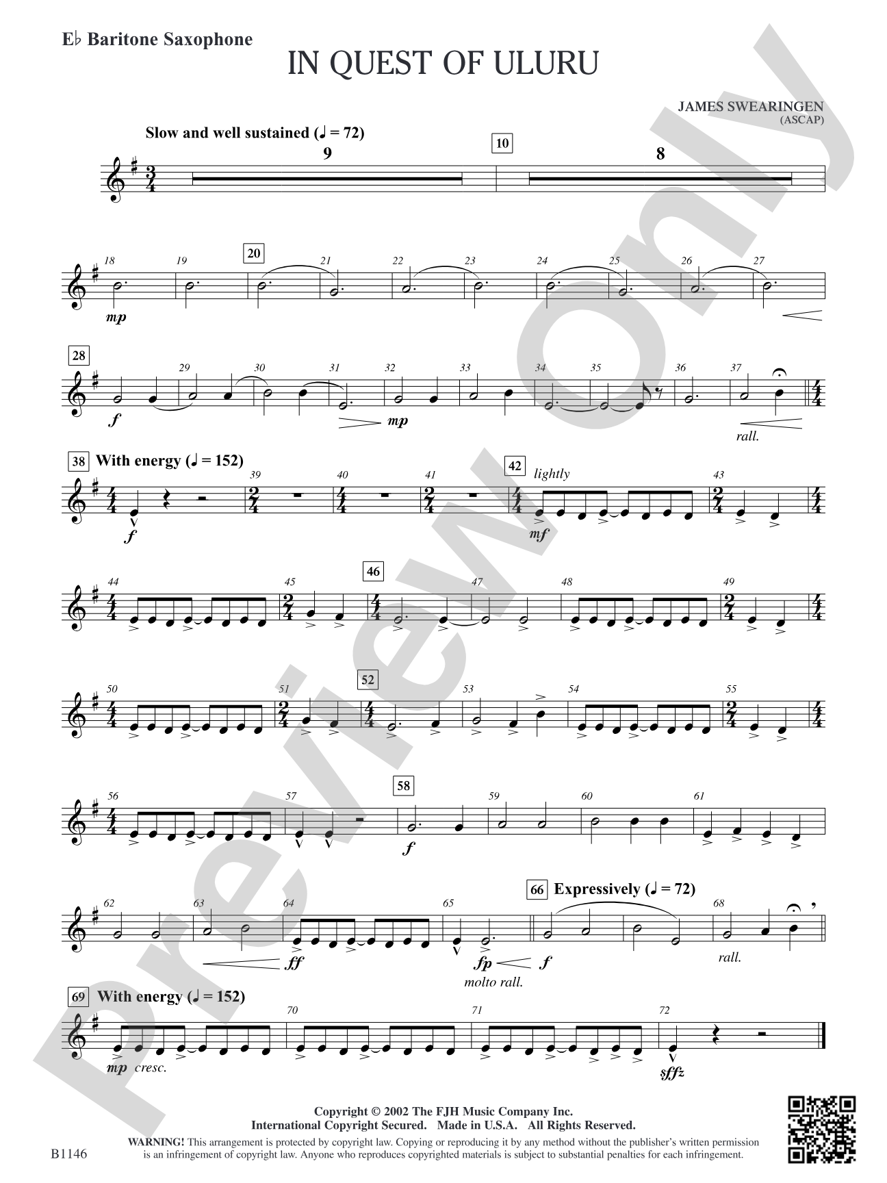 In Quest of Uluru: E-flat Baritone Saxophone