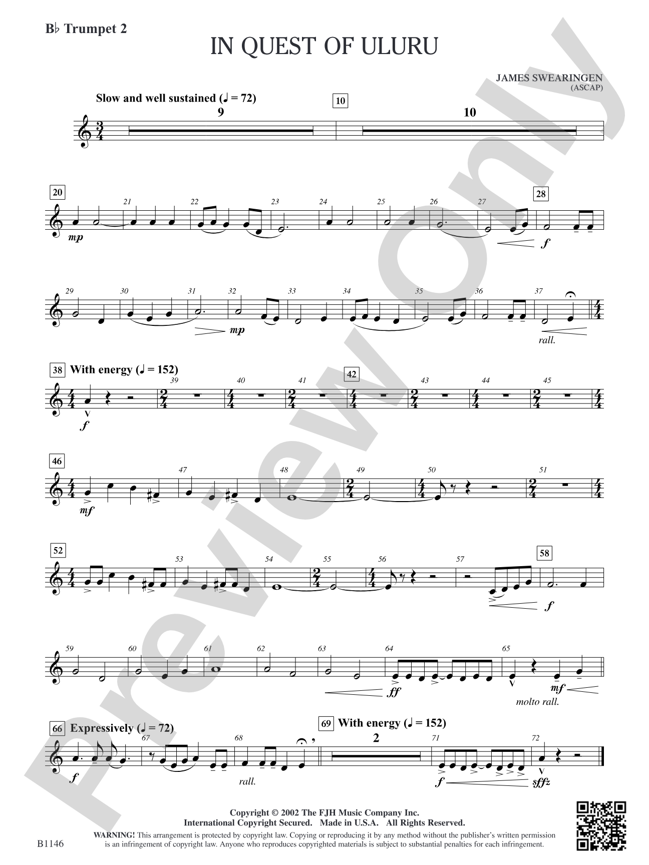 In Quest of Uluru: B-flat Trumpet 2