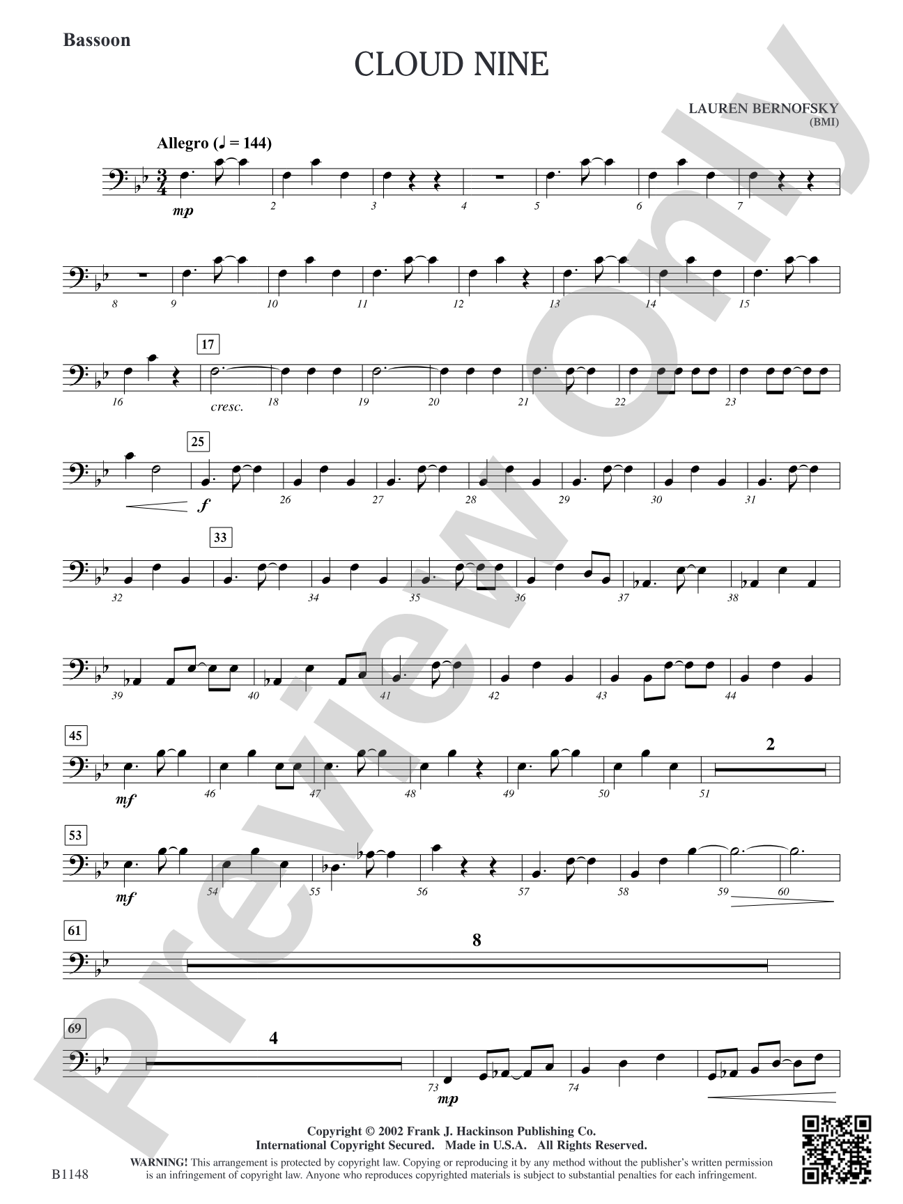 Cloud Nine: Bassoon