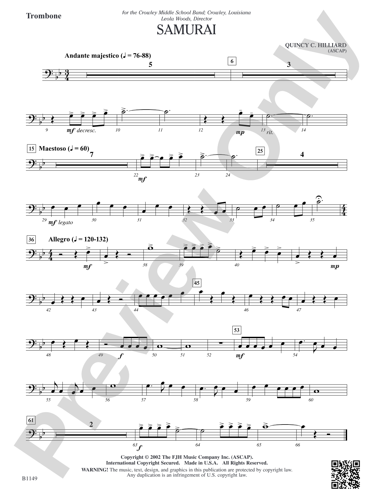 Samurai: Trombone