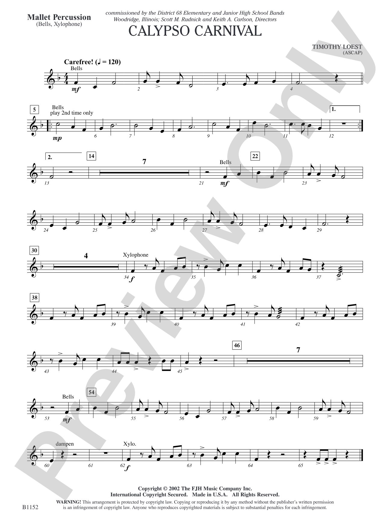 Calypso Carnival: Mallet Percussion