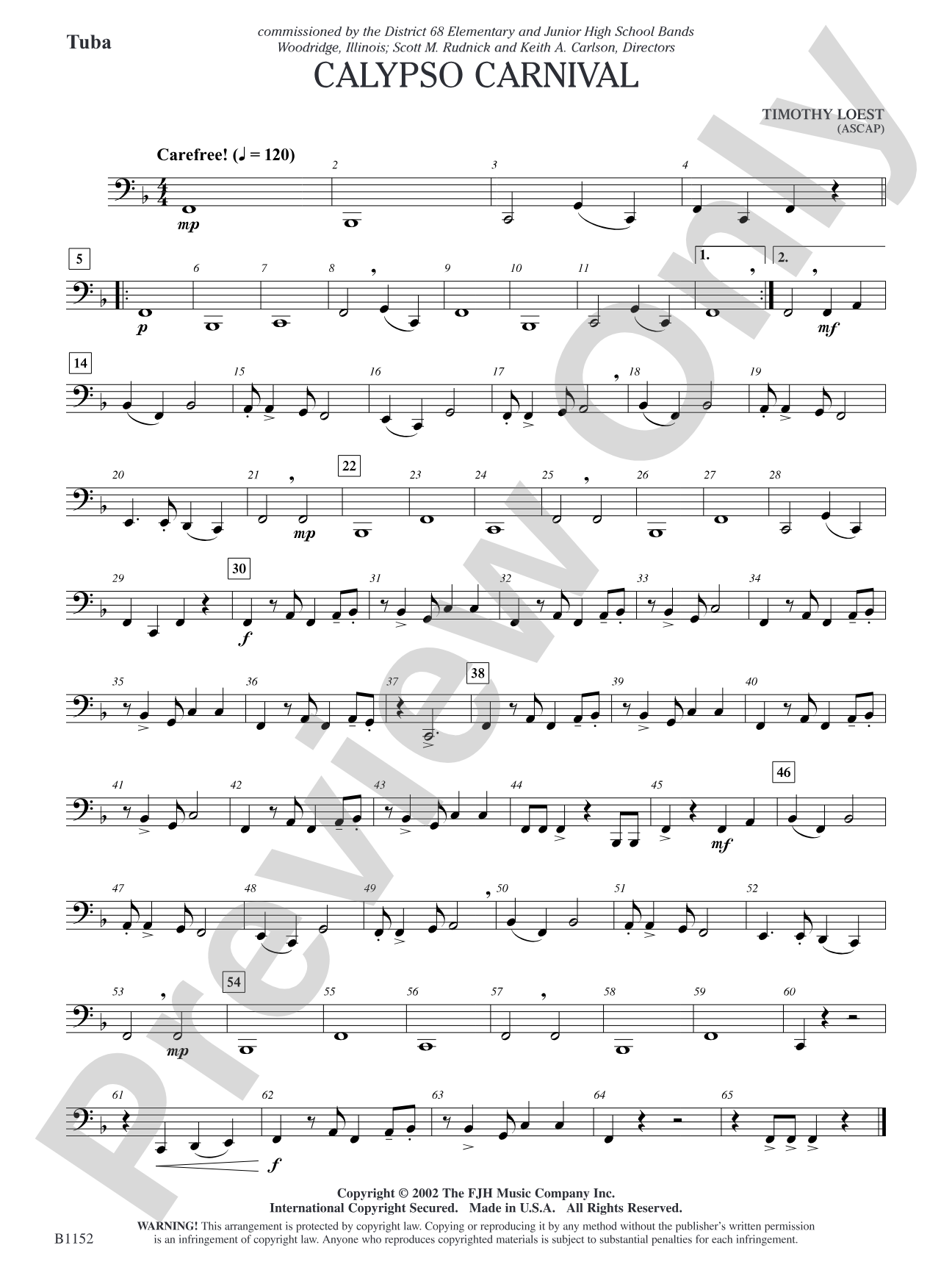 Calypso Carnival: Tuba