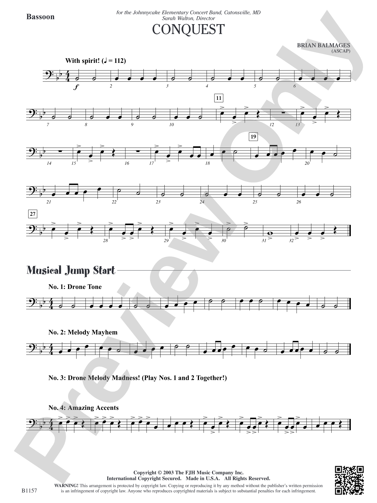 Conquest: Bassoon
