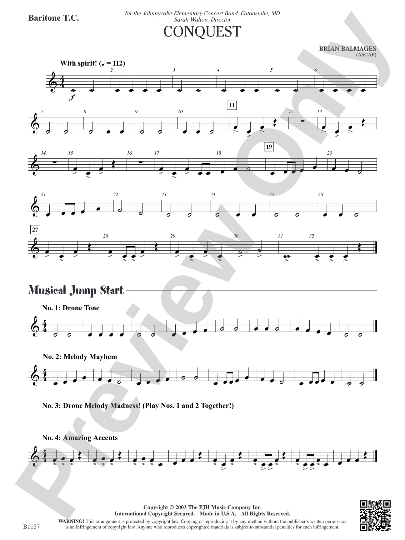 Conquest: Baritone T.C.