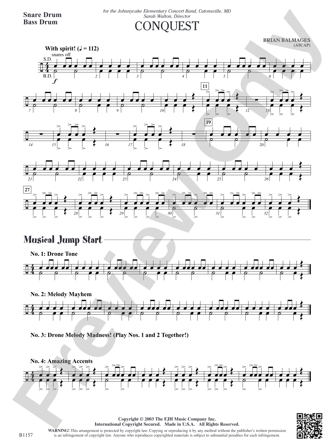 Conquest: Snare Drum