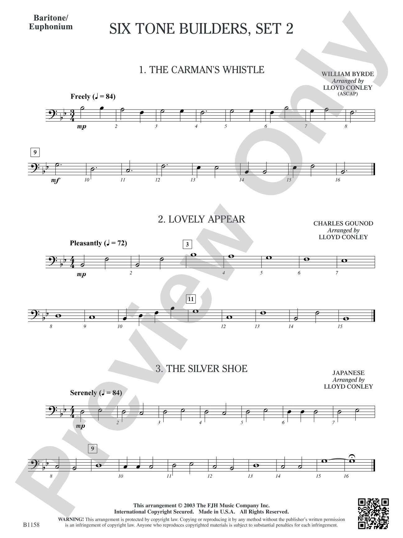 Six Tone Builders, Set 2: Baritone/Euphonium