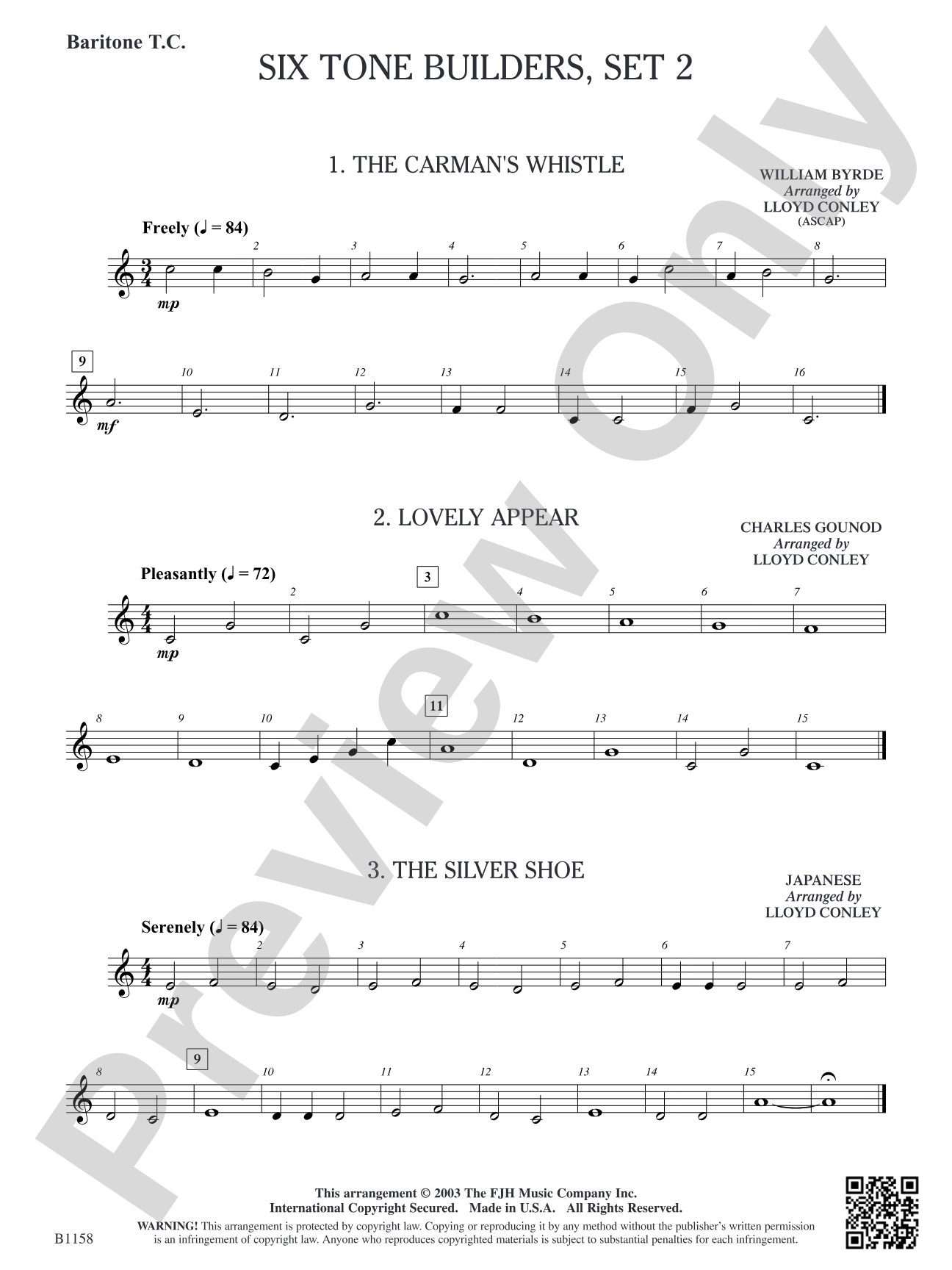 Six Tone Builders, Set 2: Baritone T.C.
