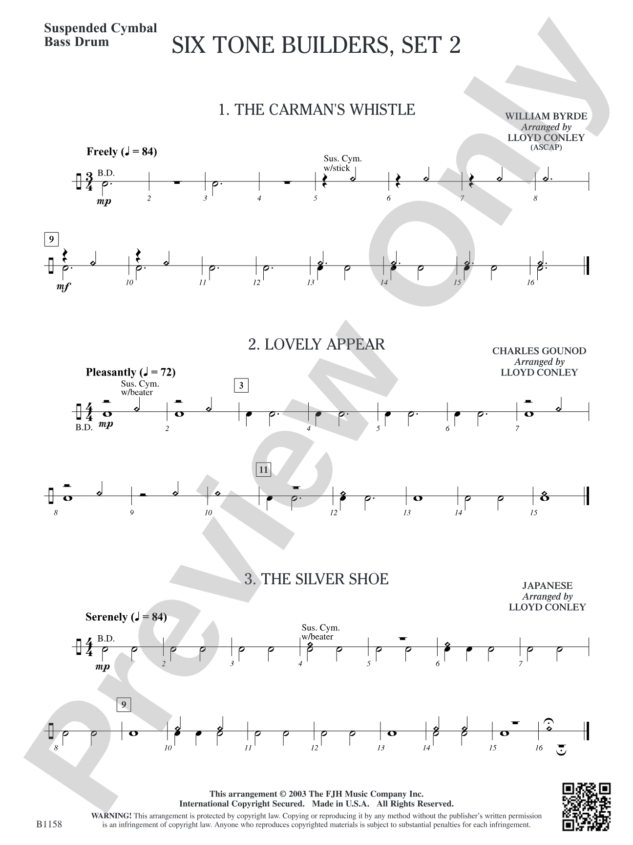 Six Tone Builders, Set 2: Suspended Cymbal