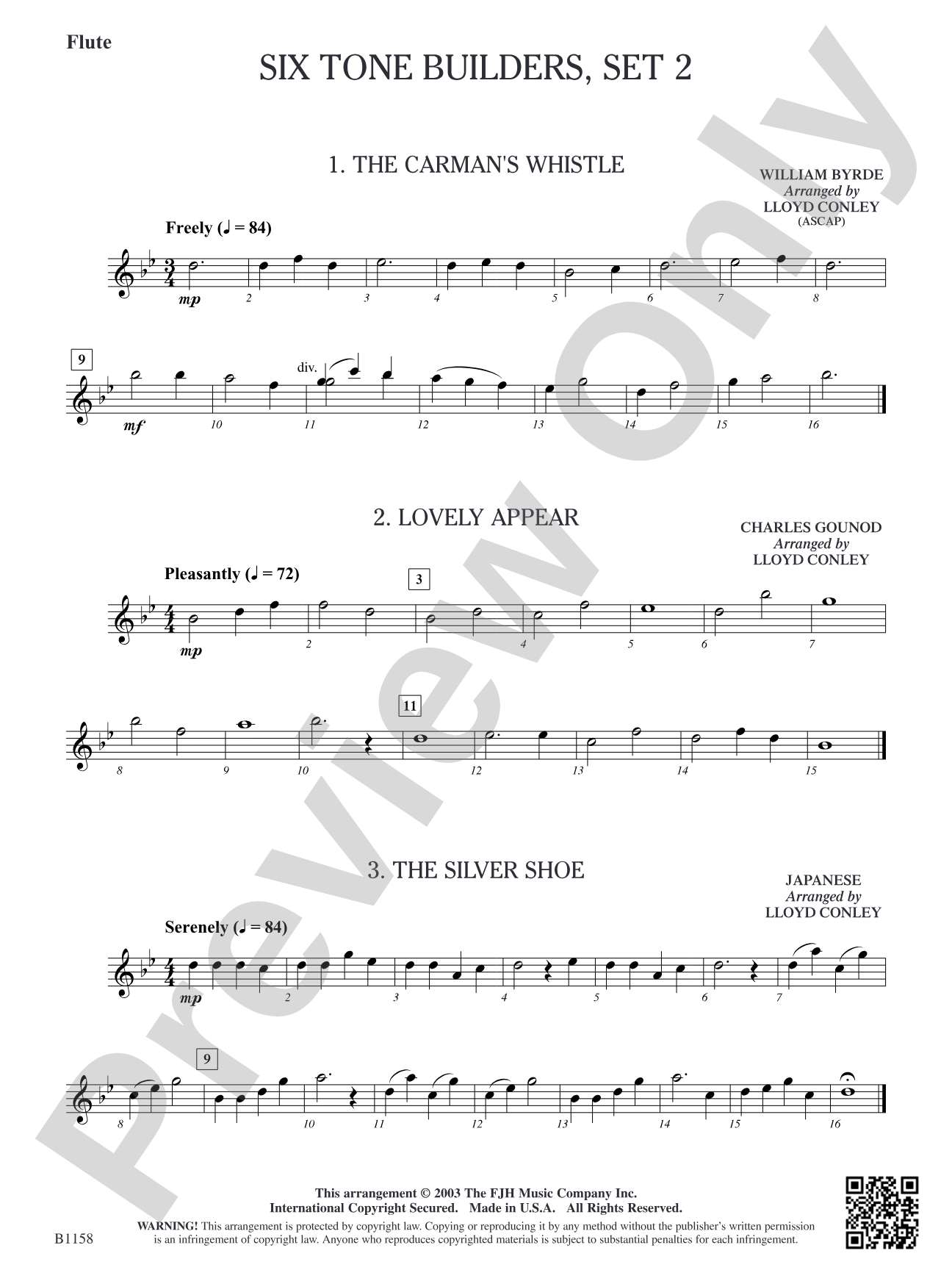 Six Tone Builders, Set 2: Flute