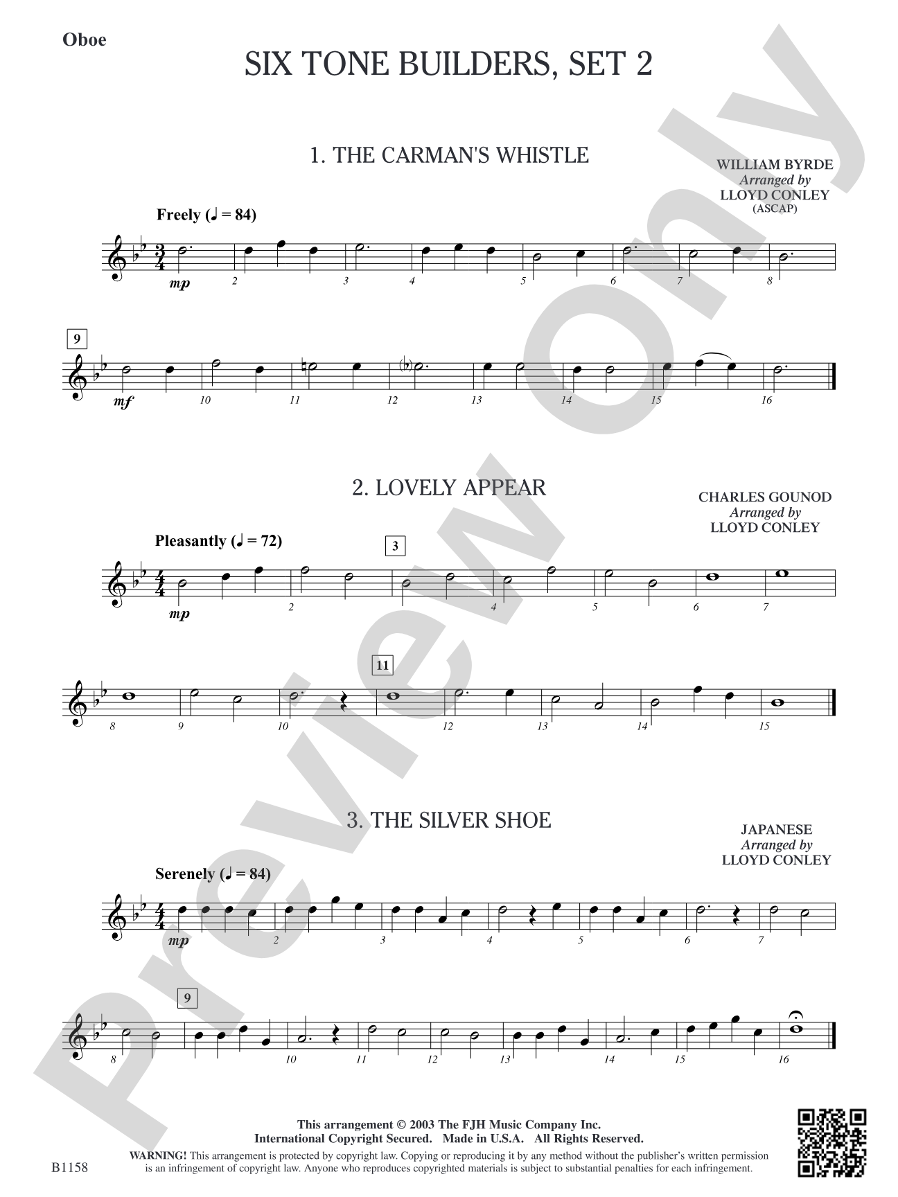 Six Tone Builders, Set 2: Oboe