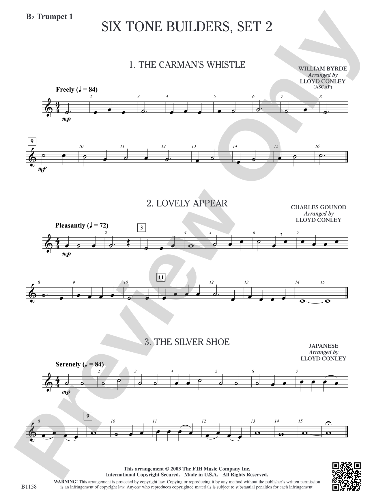 Six Tone Builders, Set 2: B-flat Trumpet 1
