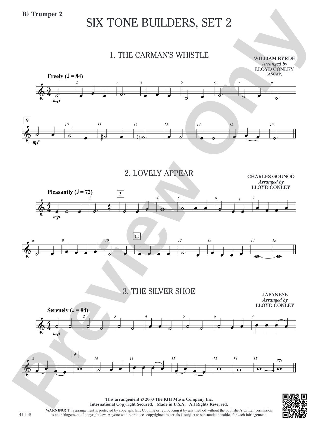 Six Tone Builders, Set 2: B-flat Trumpet 2