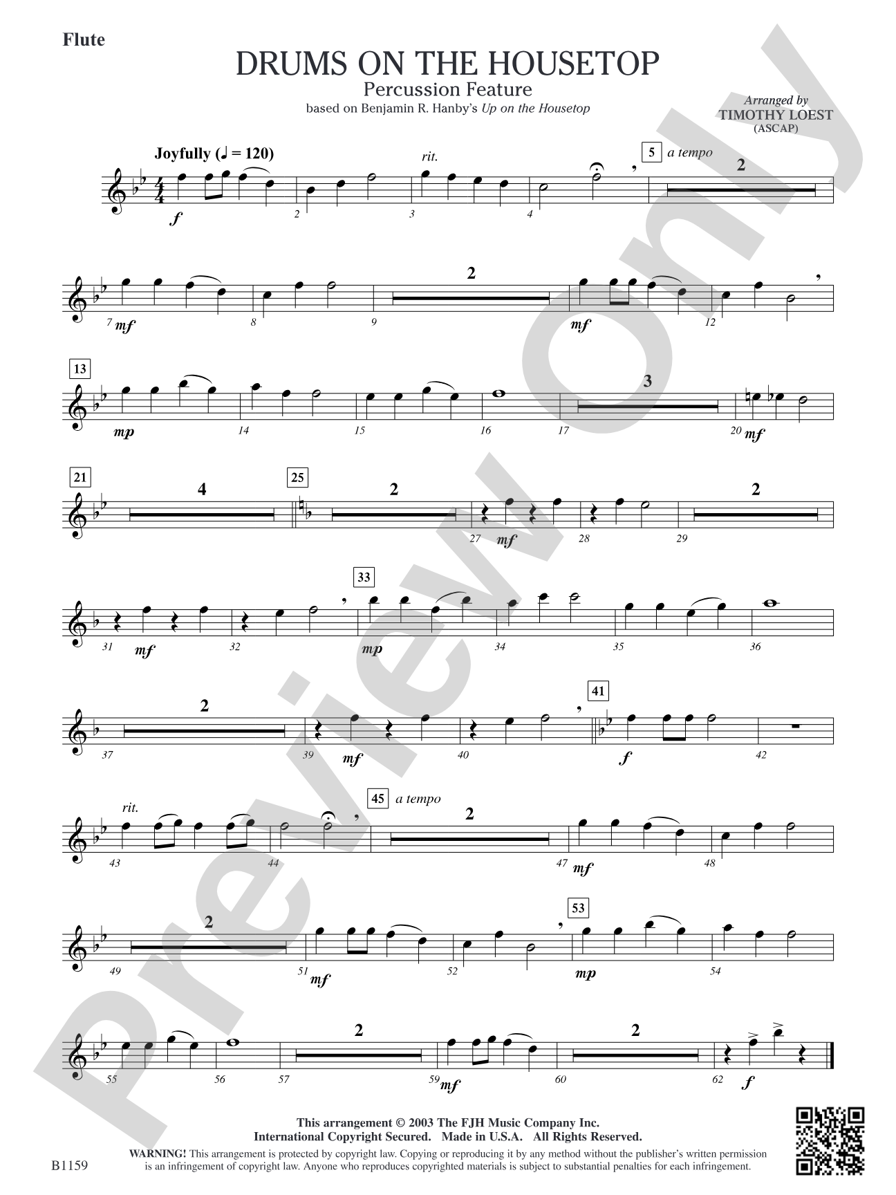 Drums on the Housetop: Flute