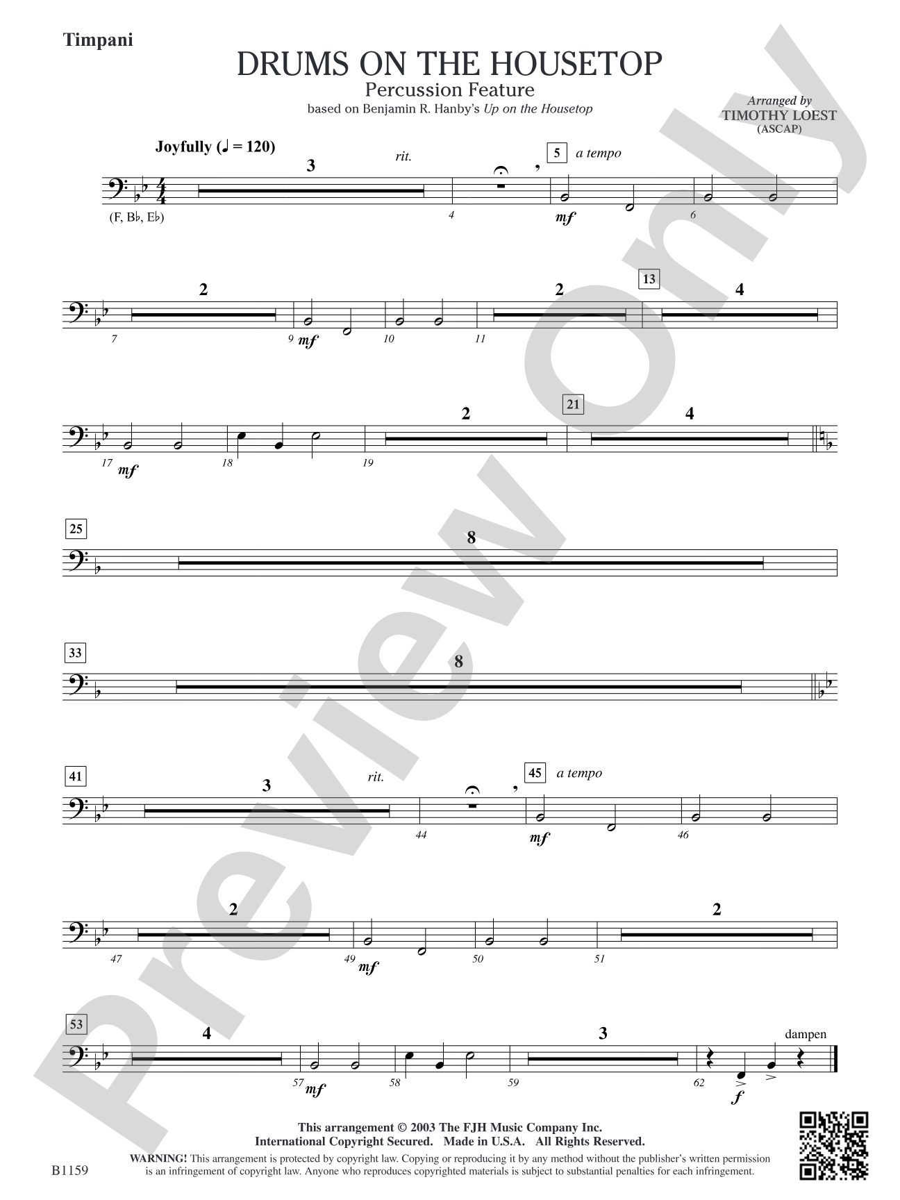 Drums on the Housetop: Timpani