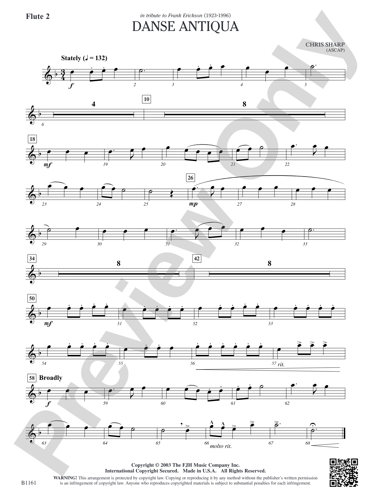 Danse Antiqua: Flute 2