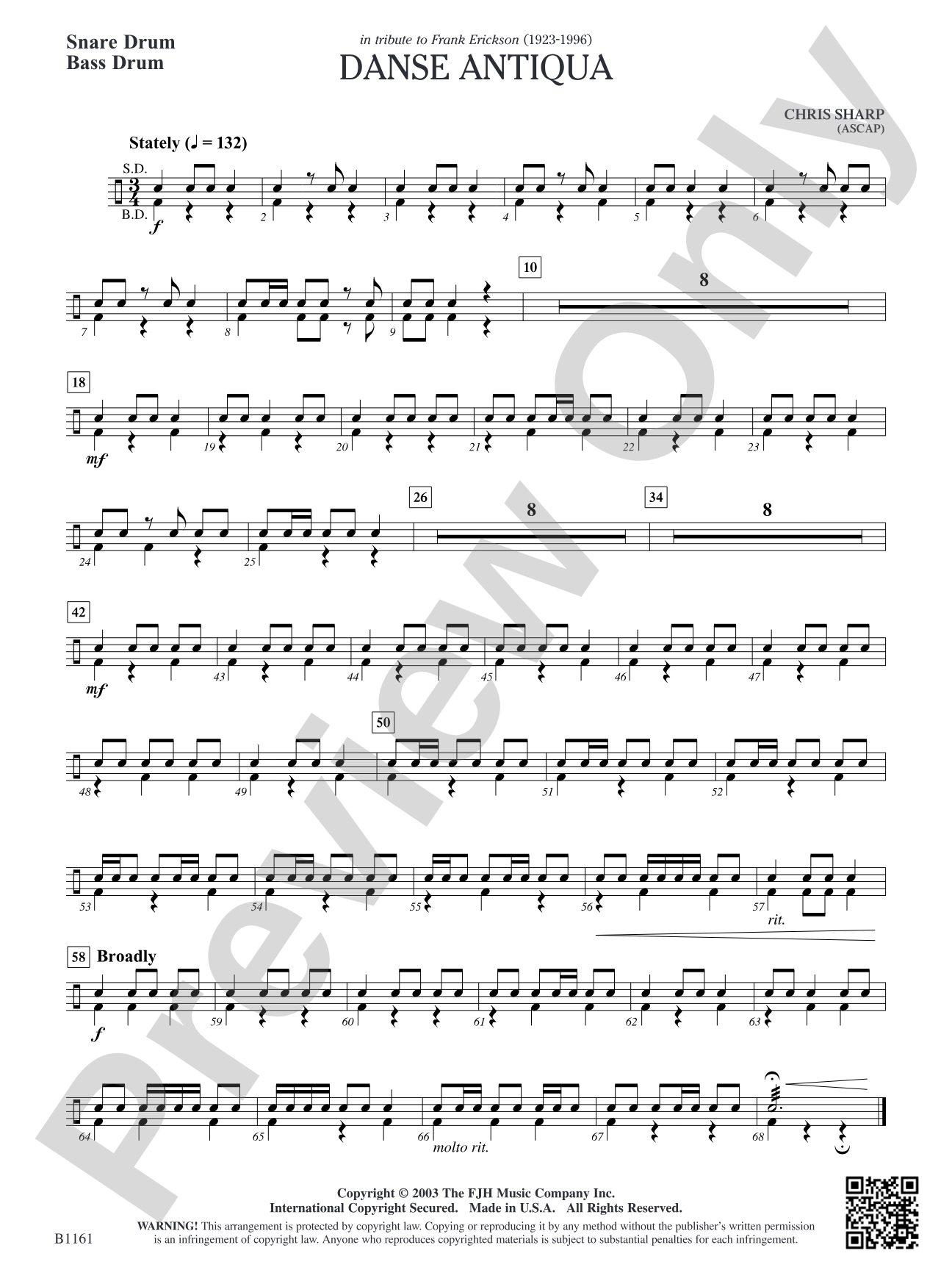 Danse Antiqua: Snare Drum/Bass Drum