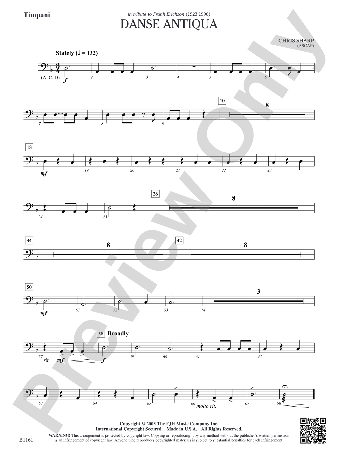 Danse Antiqua: Timpani
