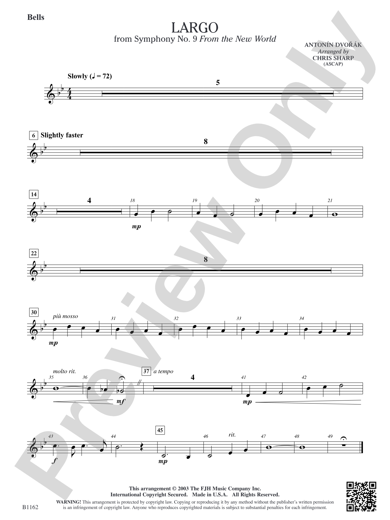 Largo from Symphony No. 9: Bells