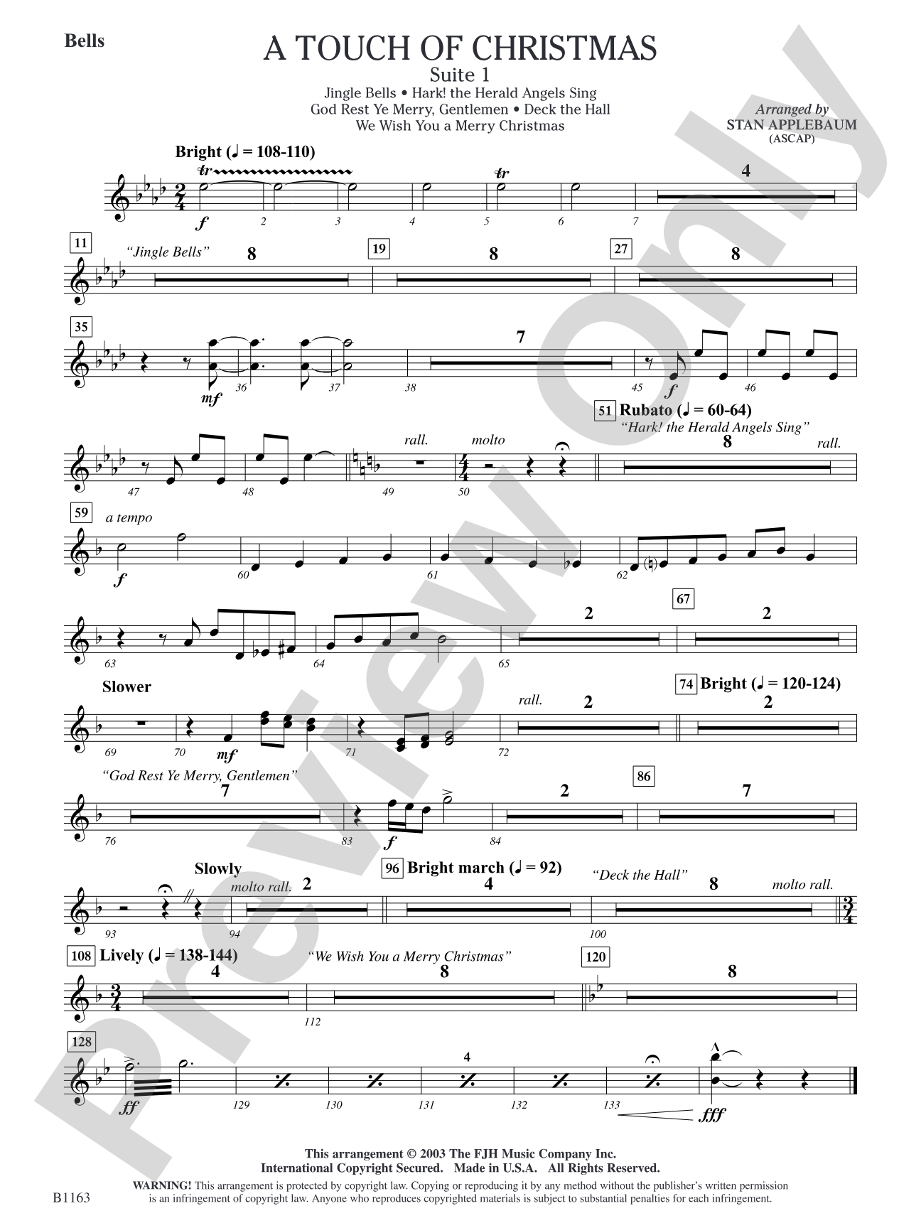 A Touch of Christmas: Suite 1: Bells