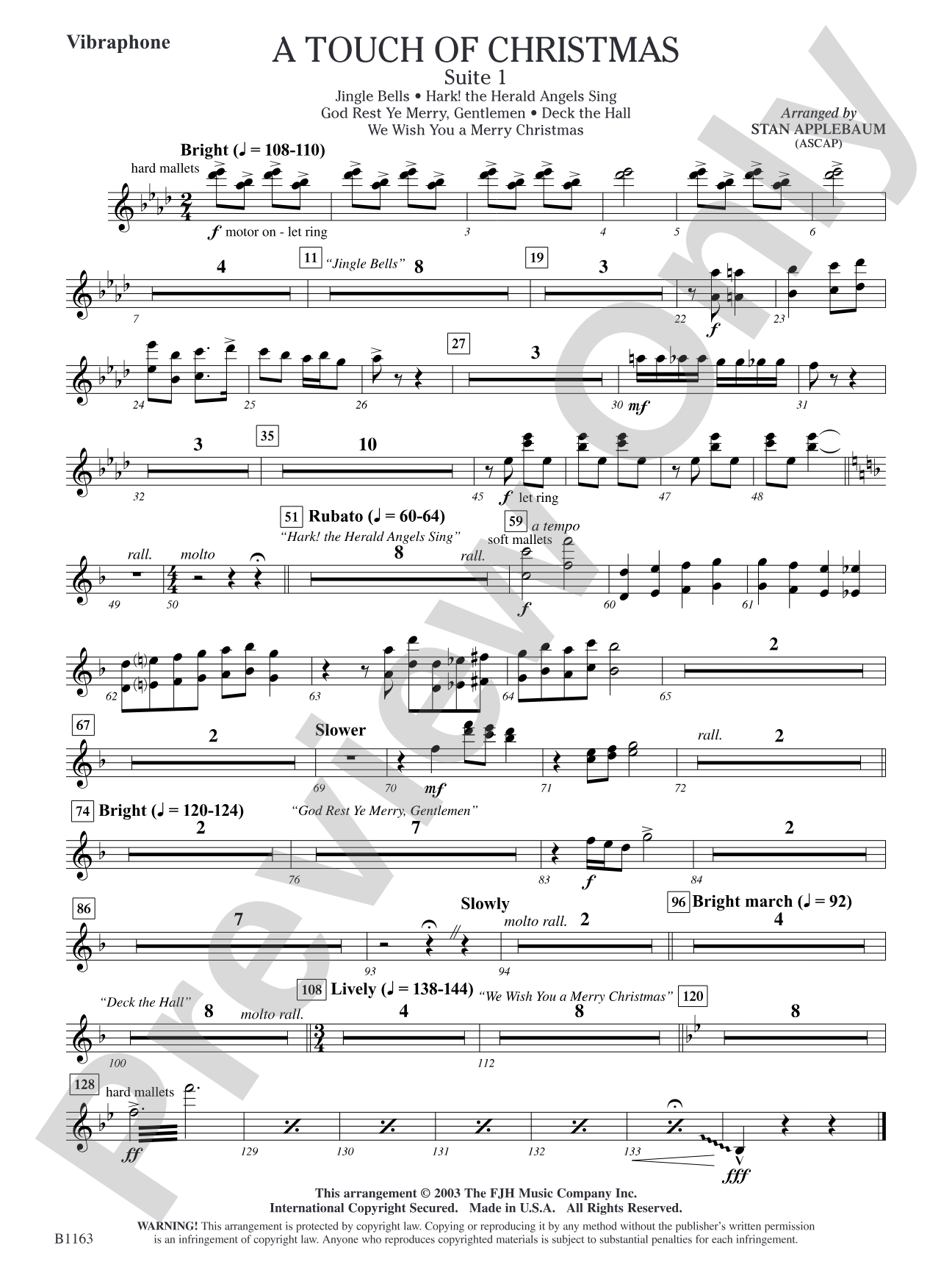 A Touch of Christmas: Suite 1: Vibraphone