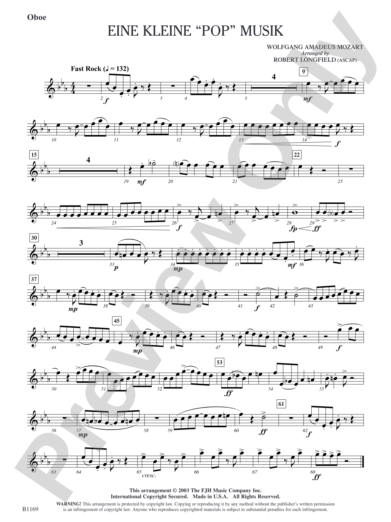 Eine Kleine "Pop" Musik: Oboe