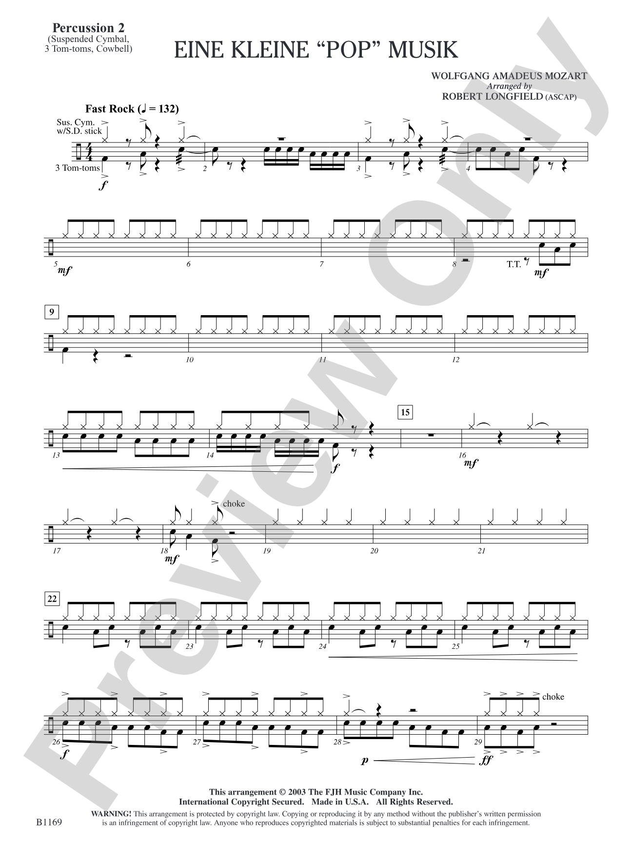 Eine Kleine "Pop" Musik: Percussion 2