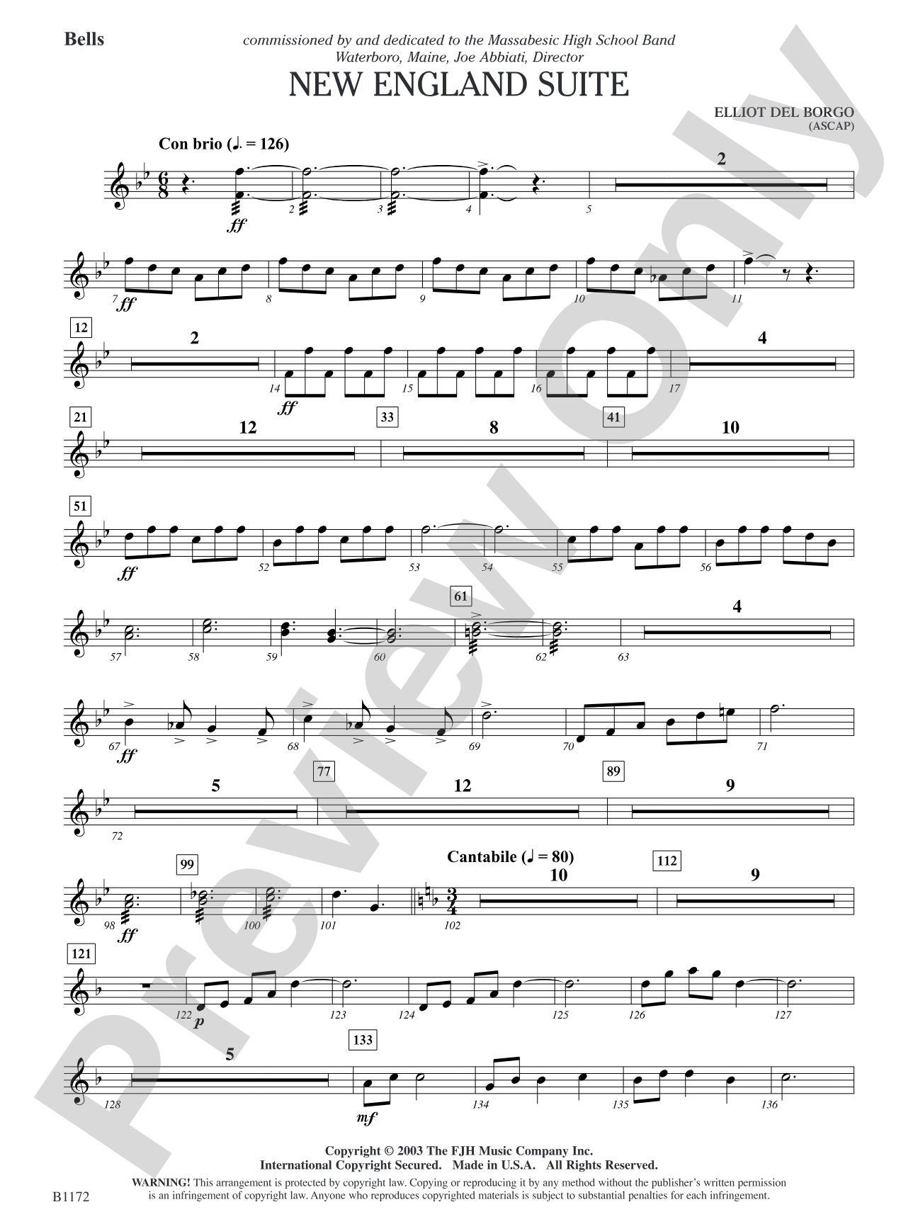 New England Suite: Bells