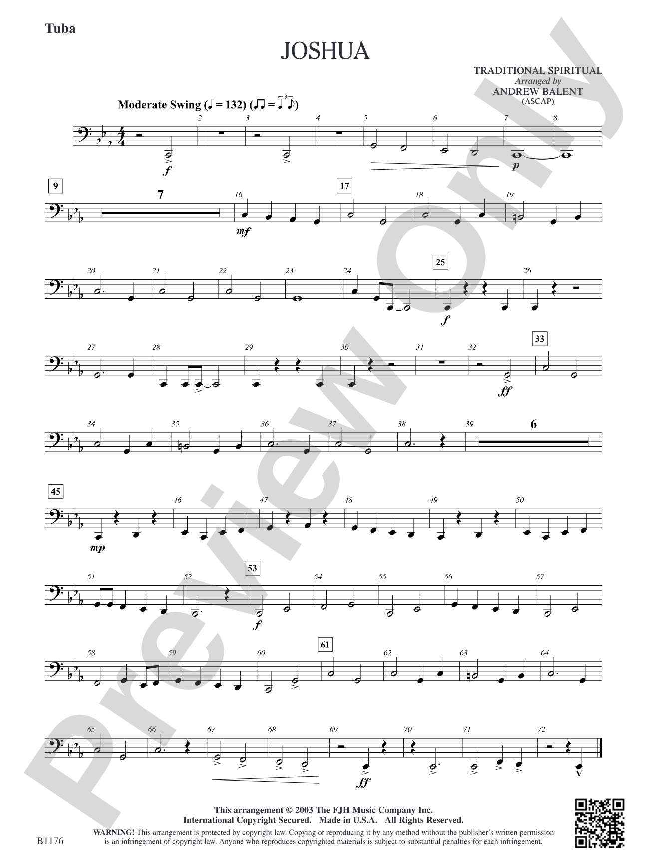 Joshua: Tuba