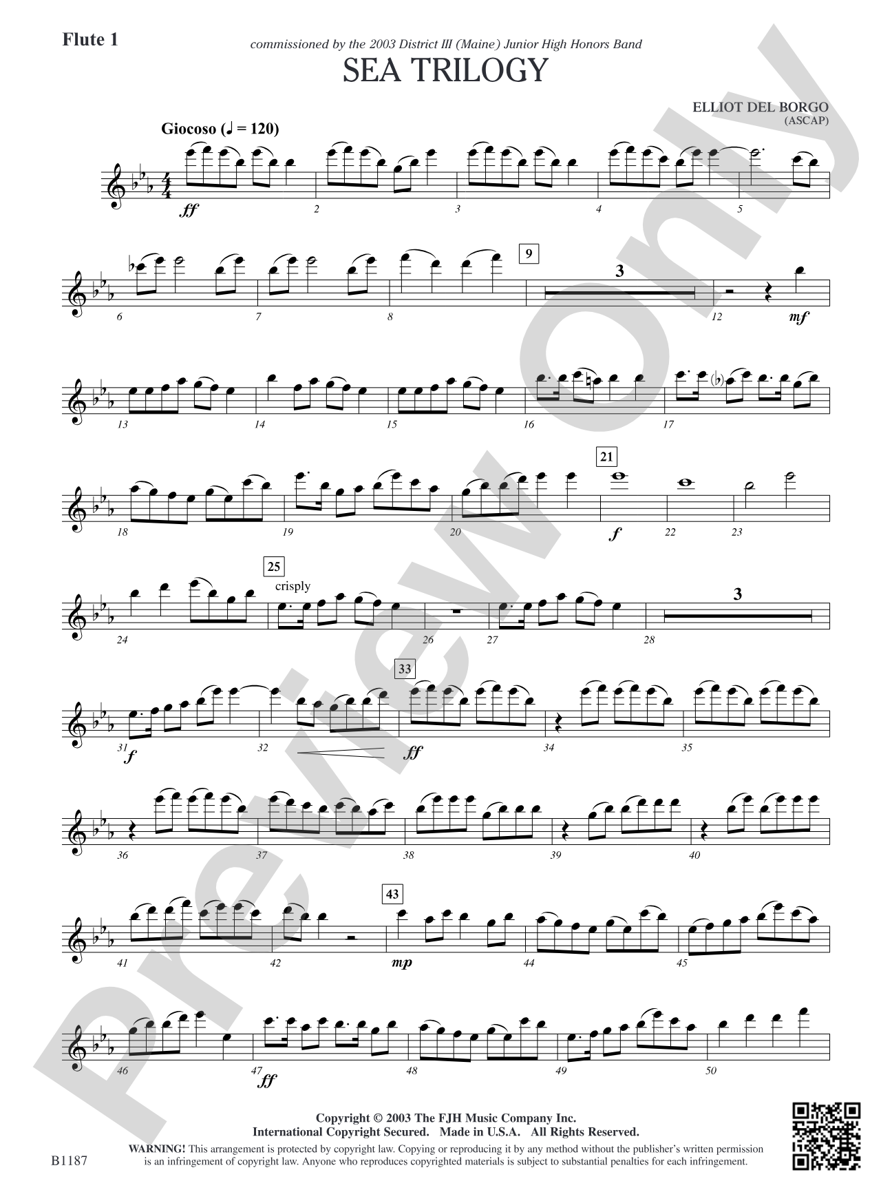 Sea Trilogy: Flute 1