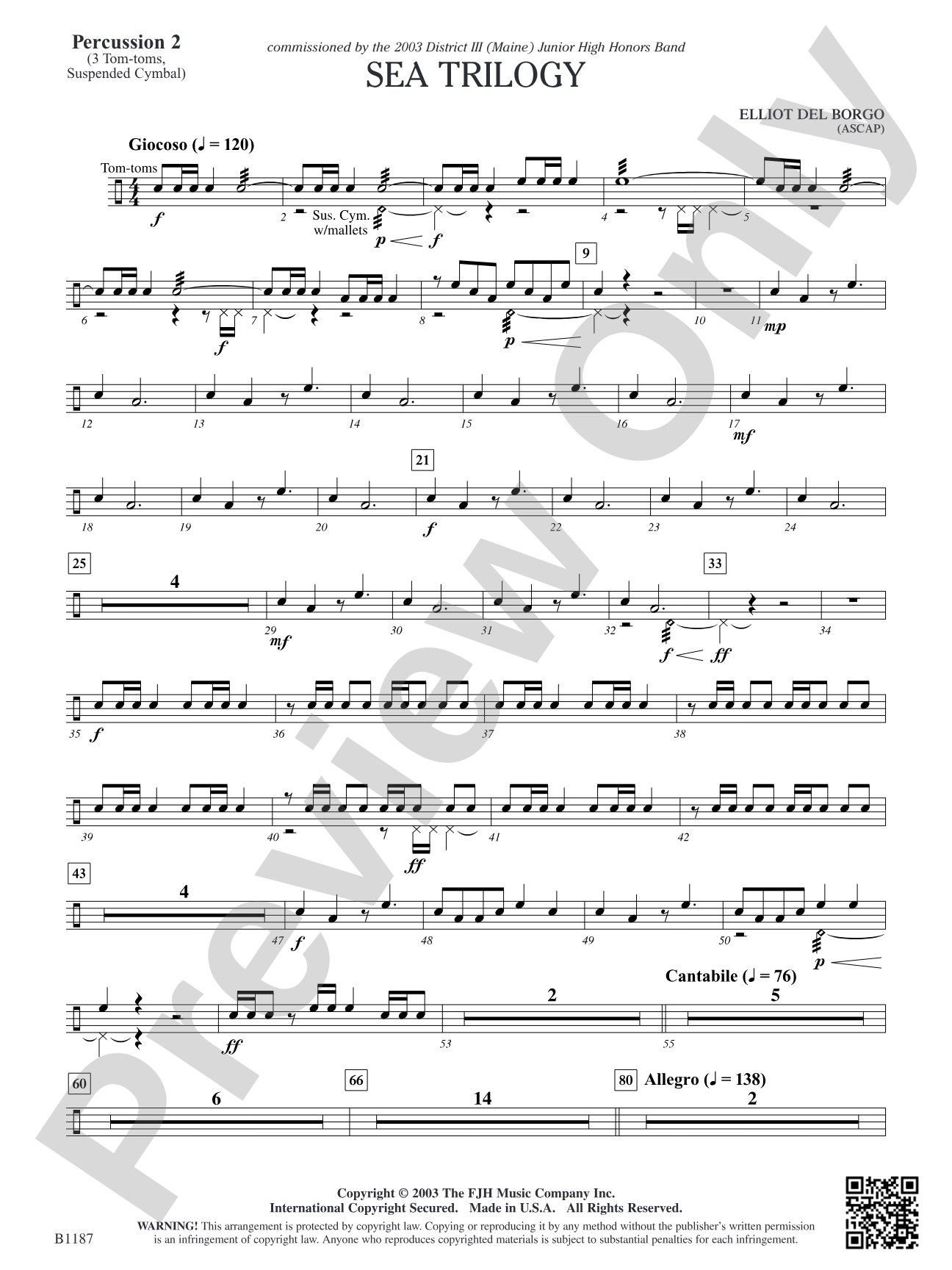 Sea Trilogy: Percussion 2
