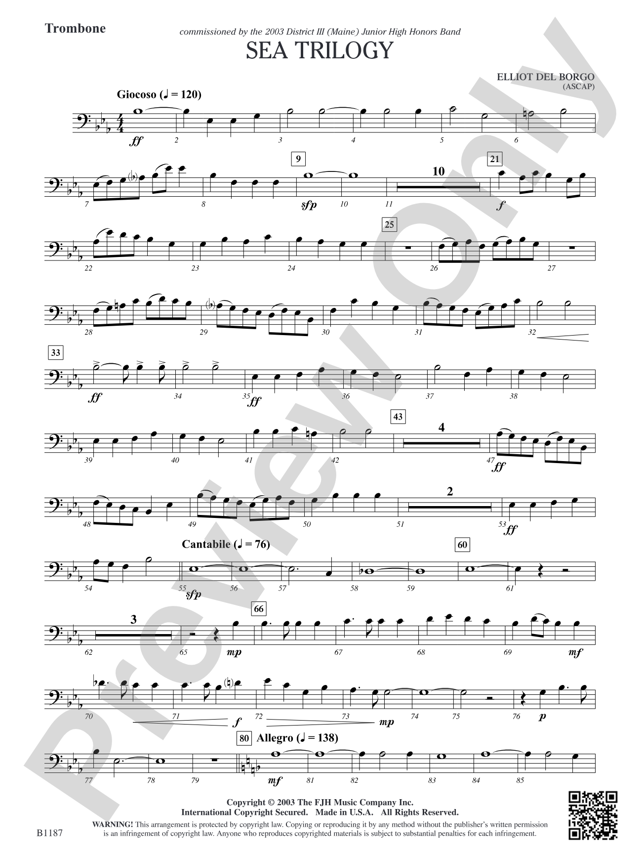 Sea Trilogy: Trombone