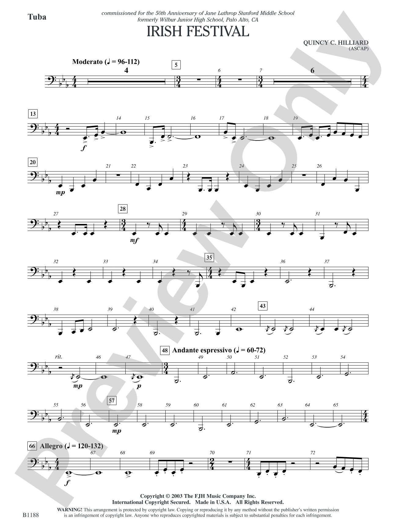 Irish Festival: Tuba