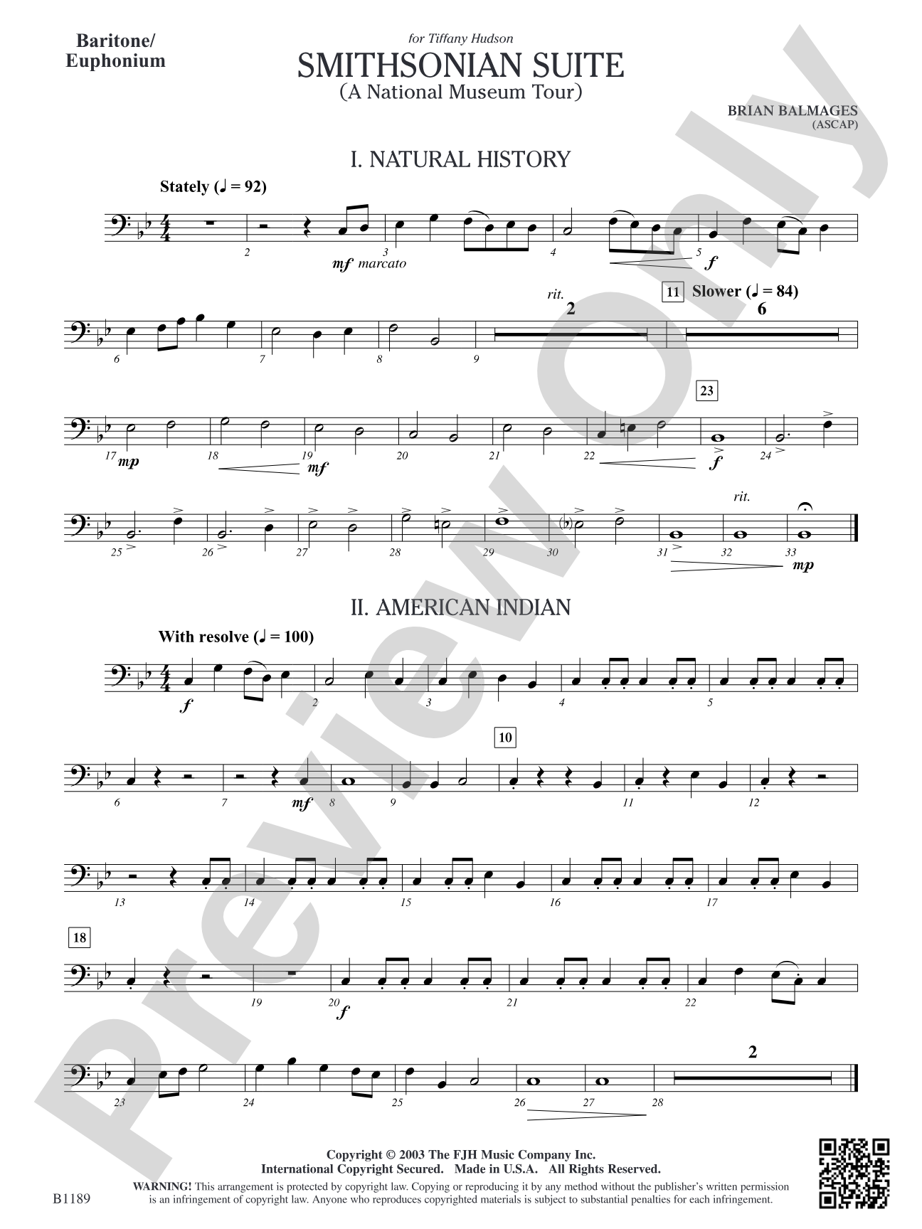 Smithsonian Suite: Baritone/Euphonium