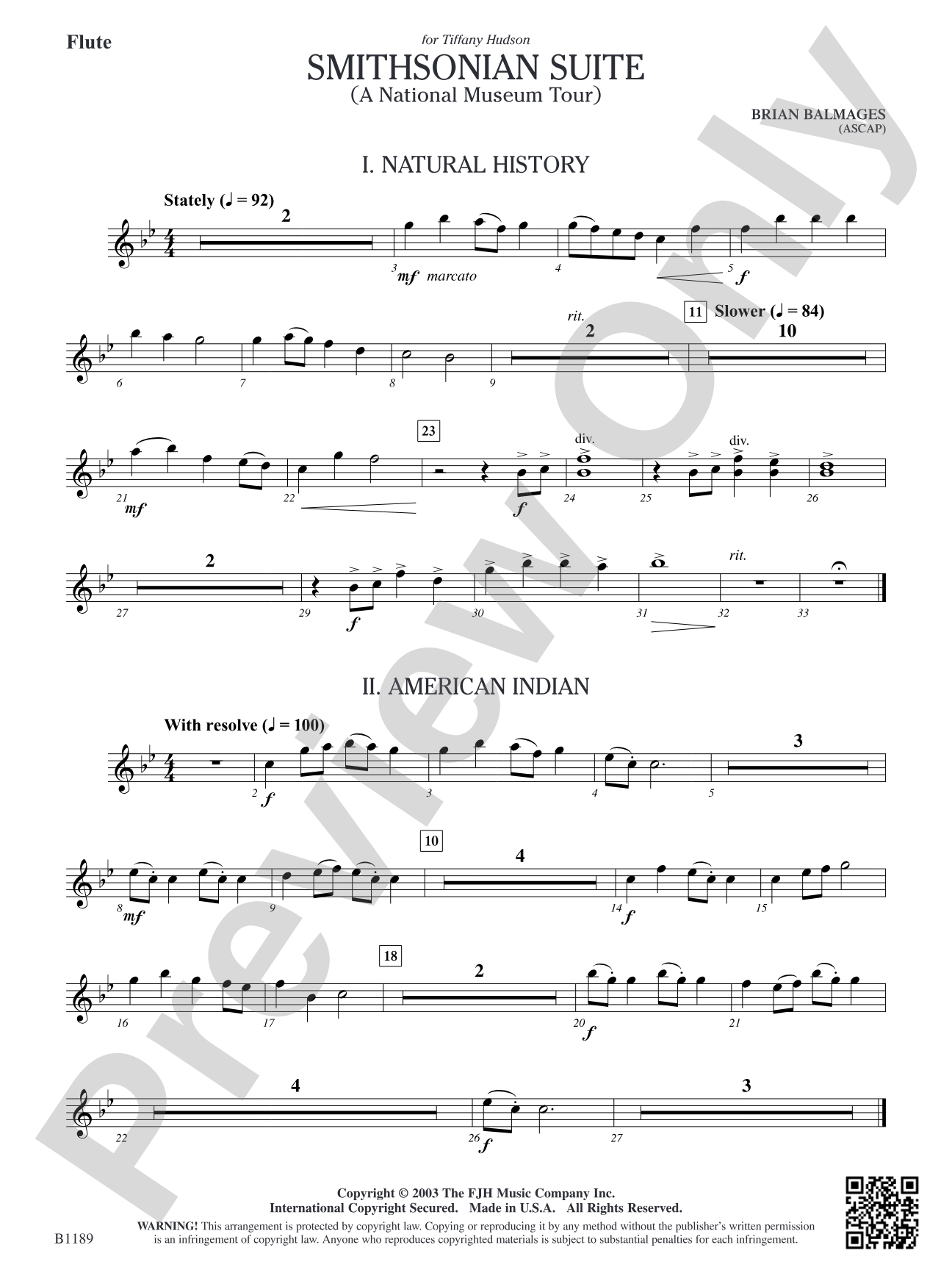 Smithsonian Suite: Flute