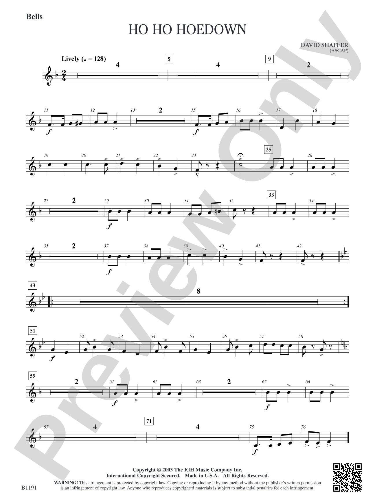 Ho Ho Hoedown: Bells