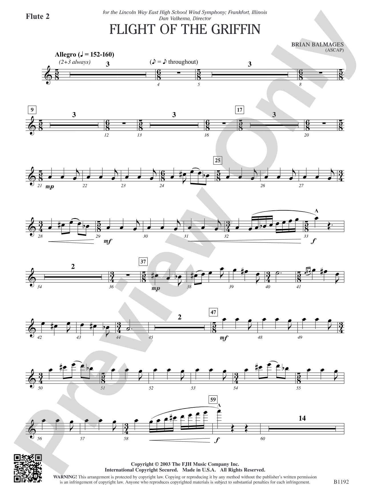 Flight of the Griffin: Flute 2