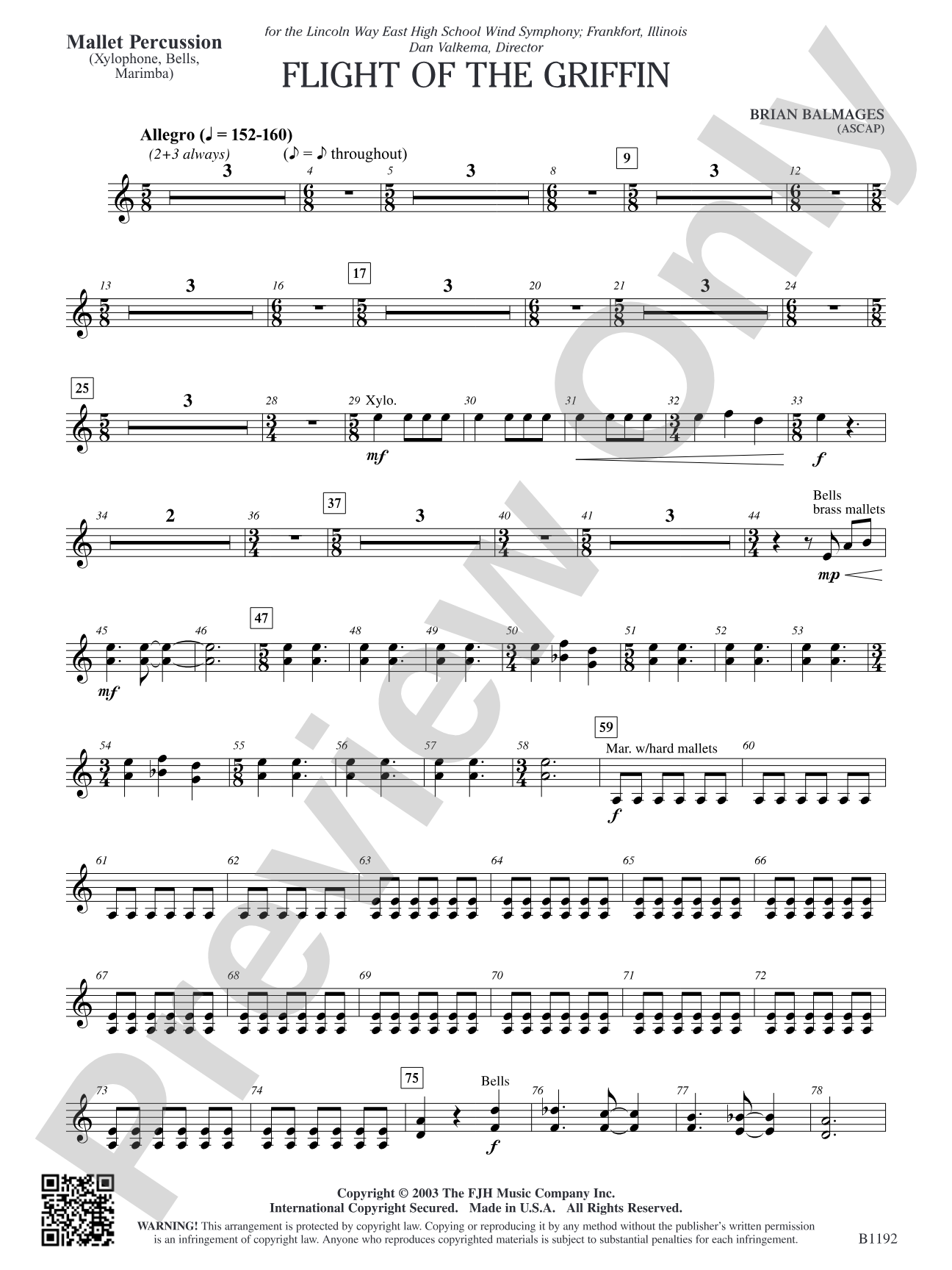 Flight of the Griffin: Mallet Percussion