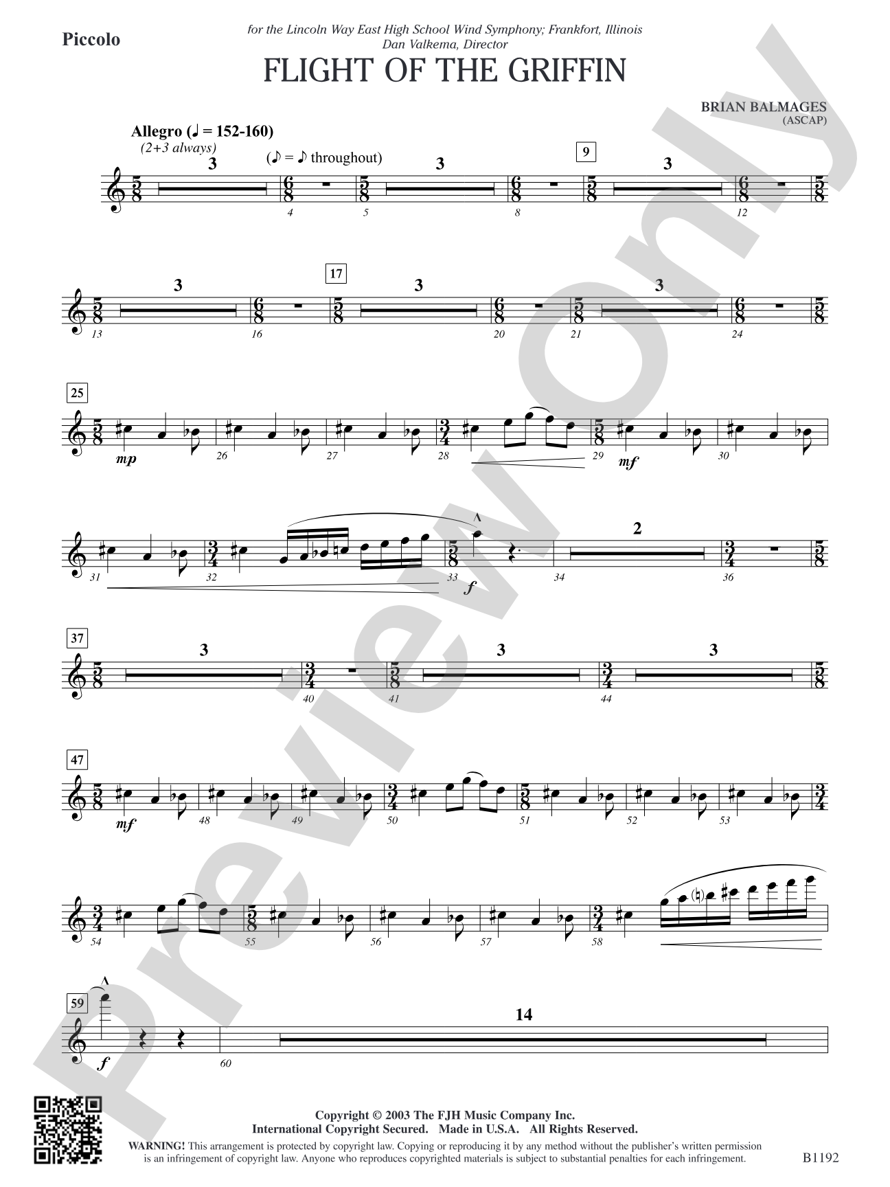 Flight of the Griffin: Piccolo