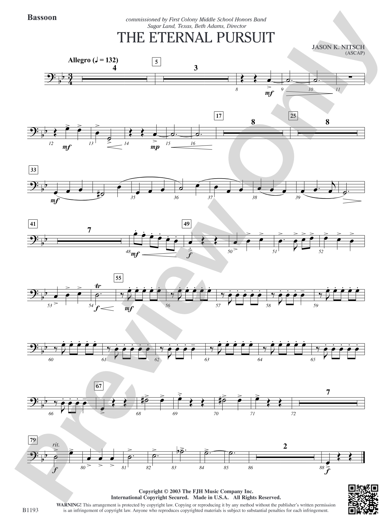 The Eternal Pursuit: Bassoon