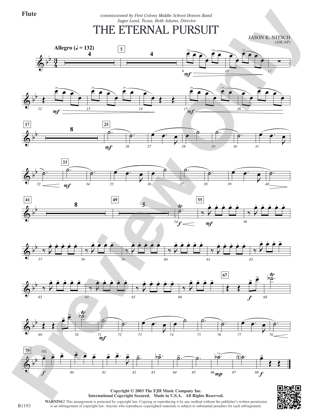 The Eternal Pursuit: Flute
