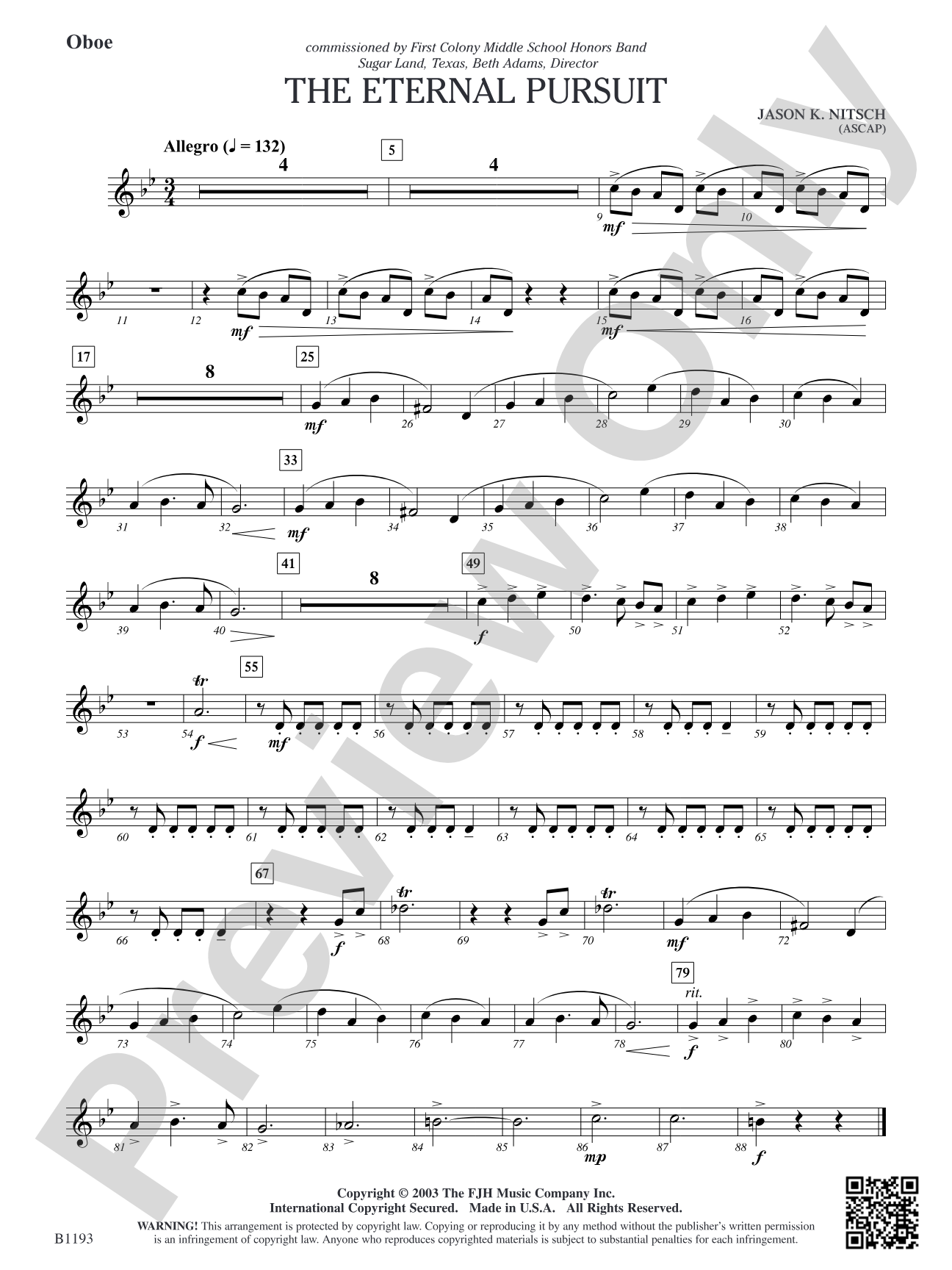 The Eternal Pursuit: Oboe