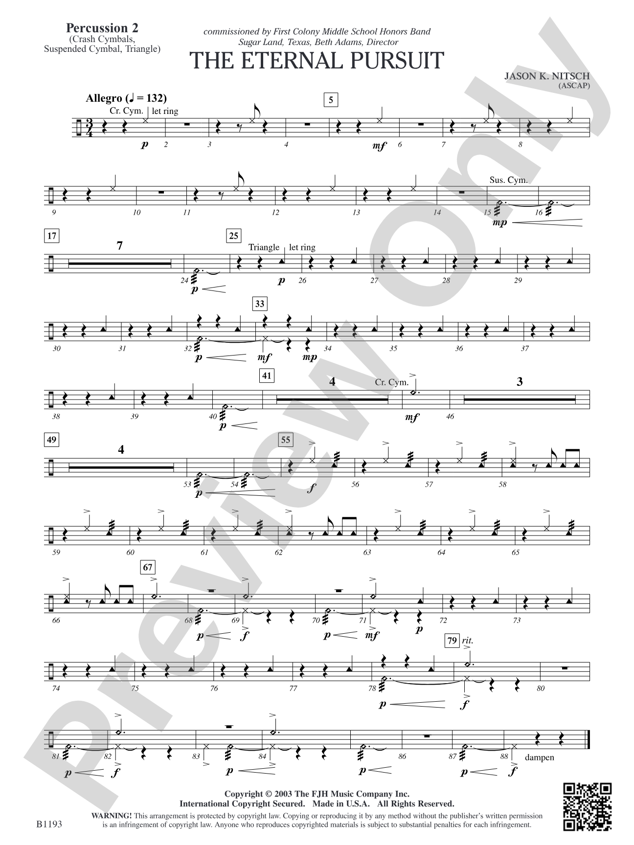 The Eternal Pursuit: Percussion 2