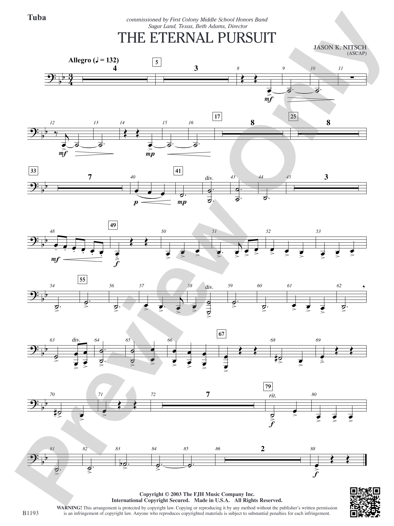 The Eternal Pursuit: Tuba