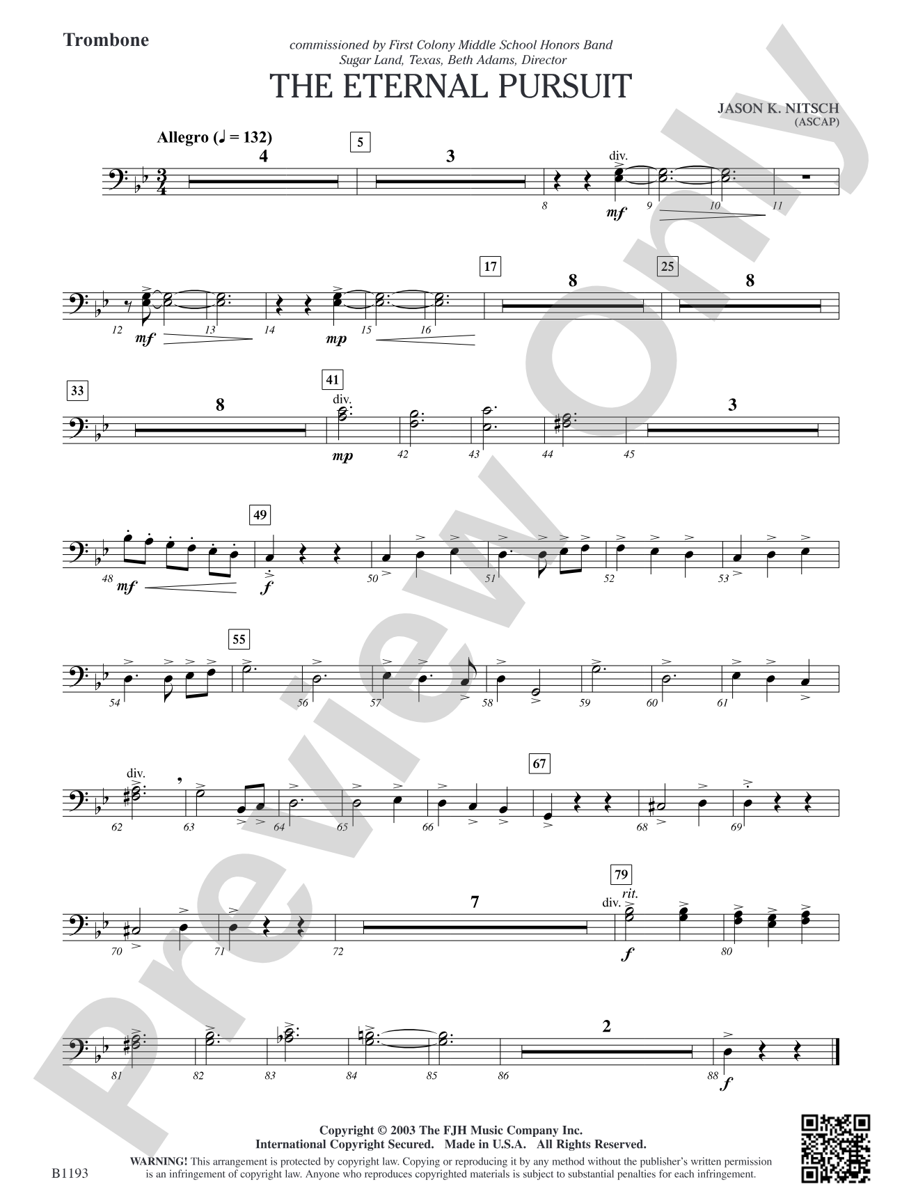 The Eternal Pursuit: Trombone