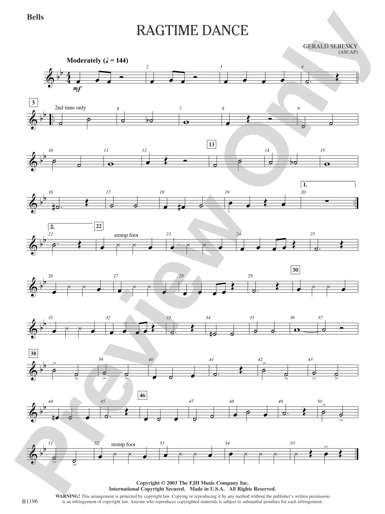 Ragtime Dance: Bells