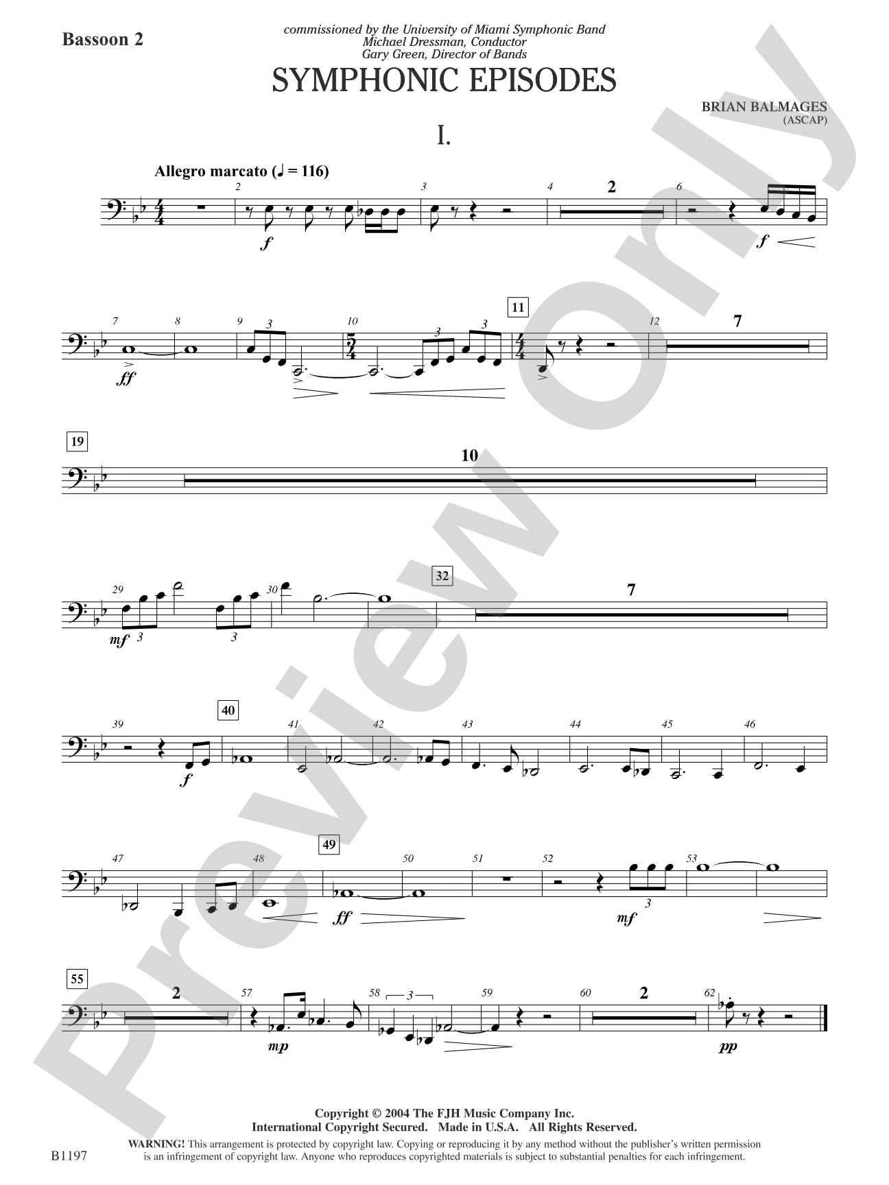 Symphonic Episodes: Bassoon 2