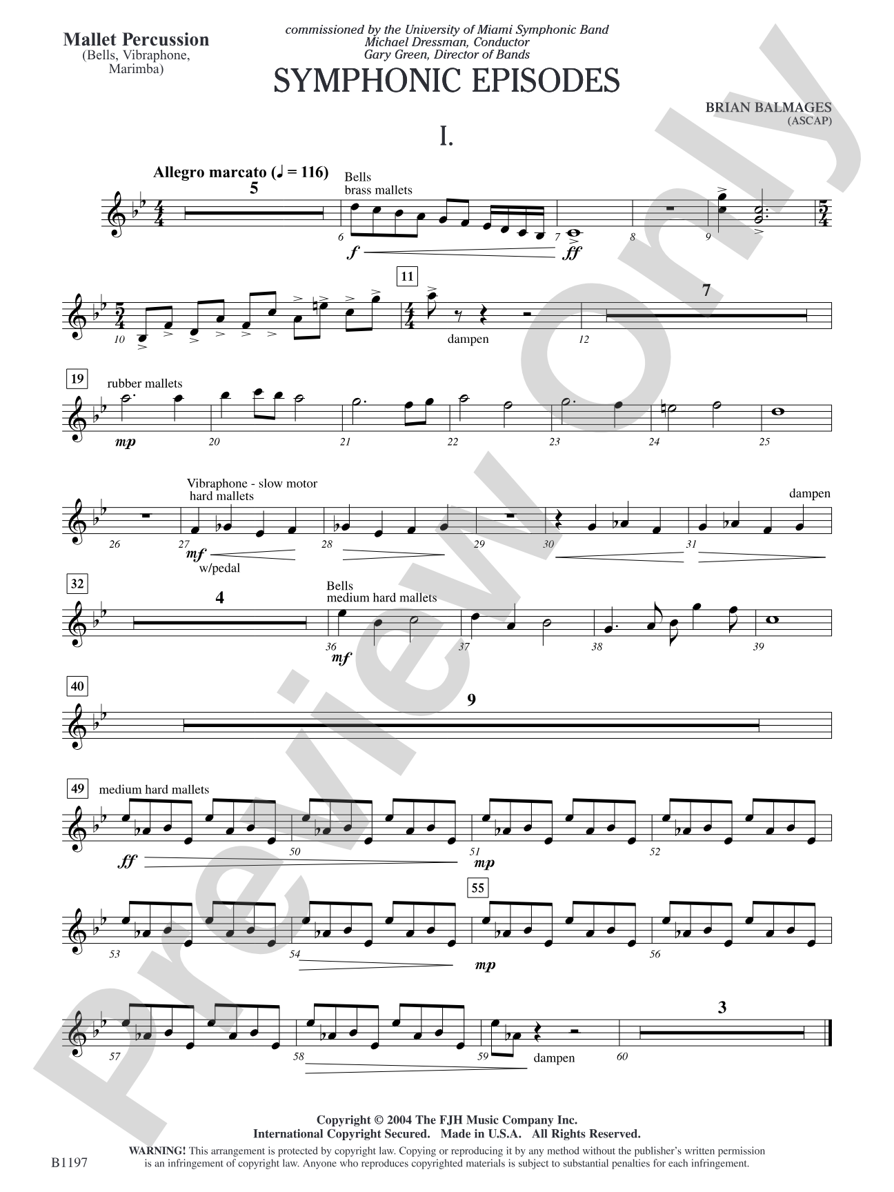 Symphonic Episodes: Mallet Percussion